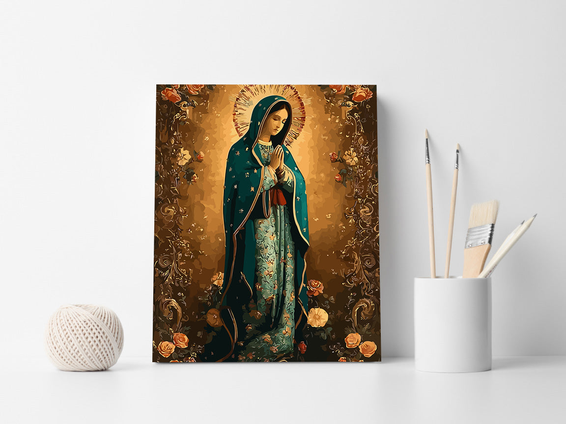 Pictura pe Numere – Sfanta Fecioara De Guadalupe 6256