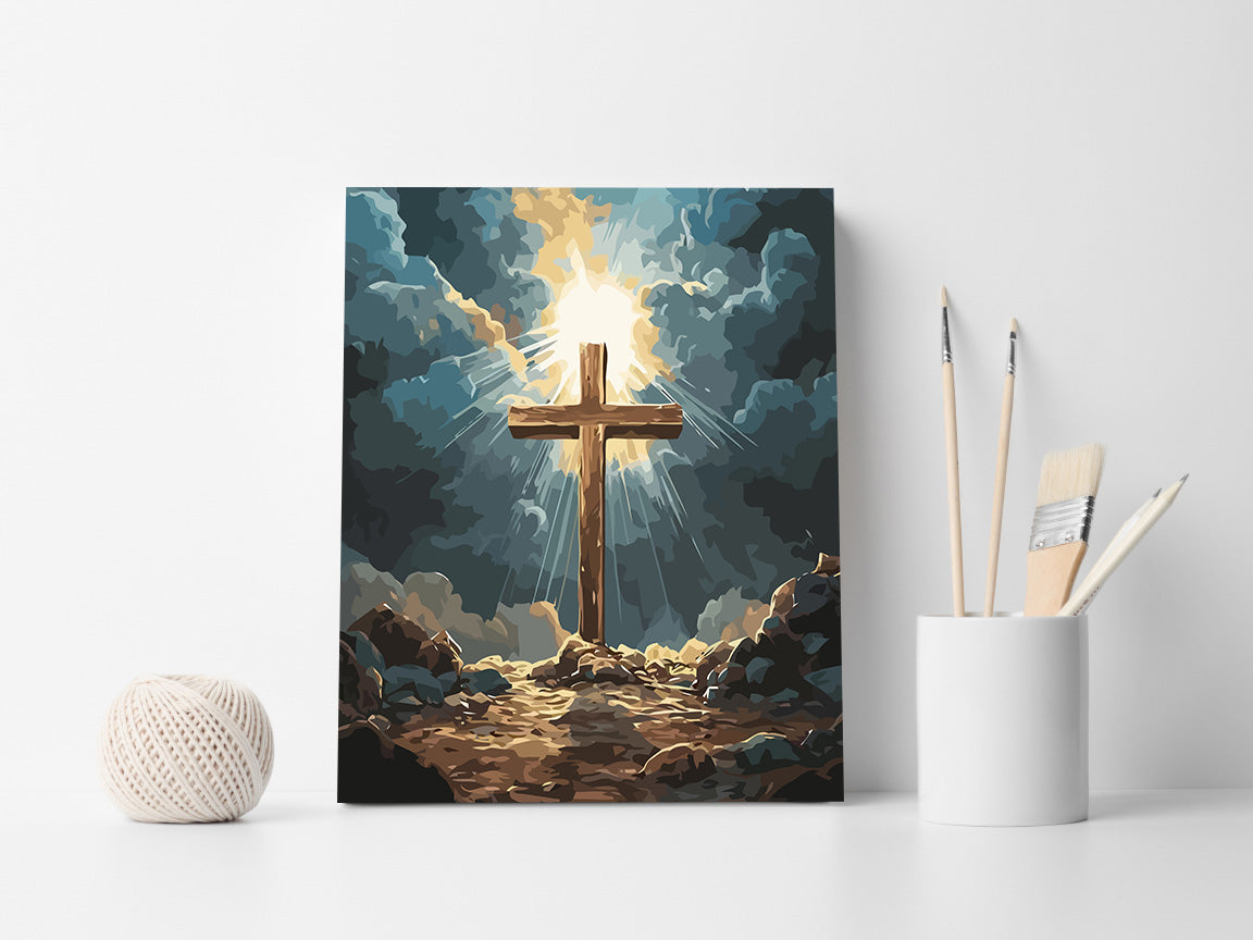 Pictura pe Numere – Cruce Crestina 6276