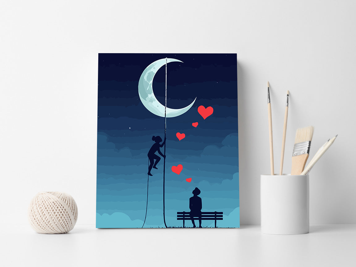 Pictura pe Numere – Pana La Luna si inapoi 6459