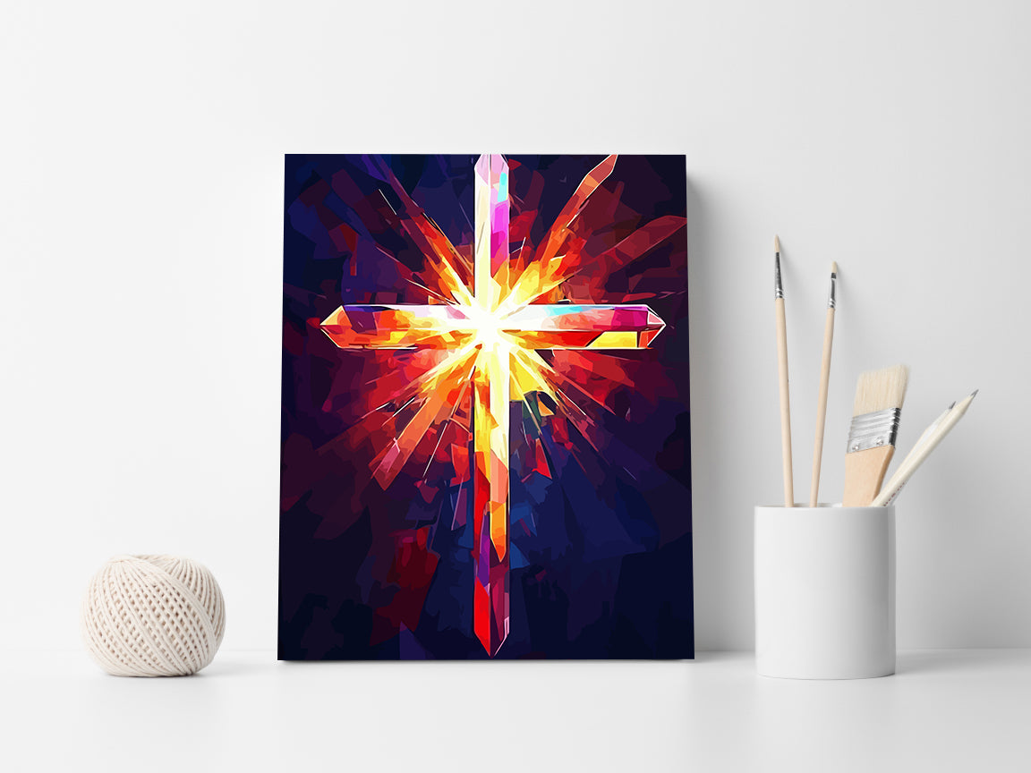 Pictura pe Numere – Cruce Crestina 6290