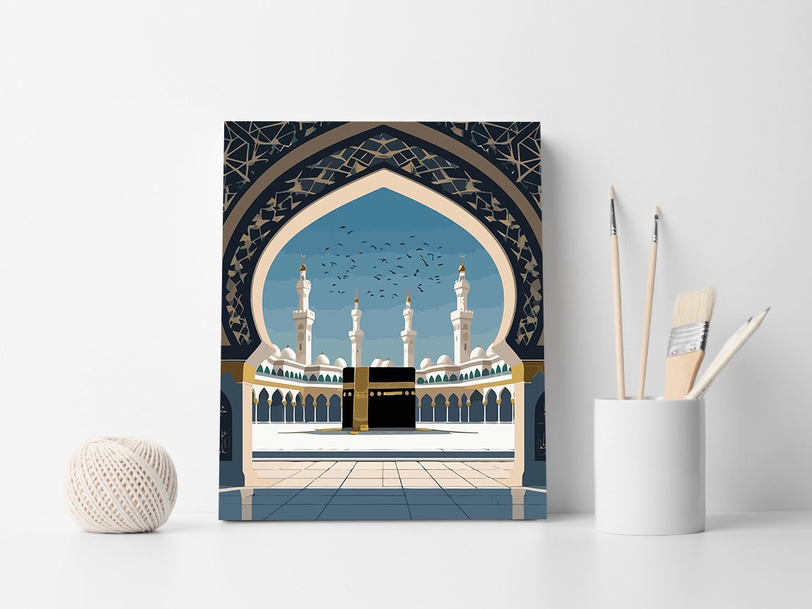 Pictura pe Numere – Kaaba La Masjid Al Haram 6302