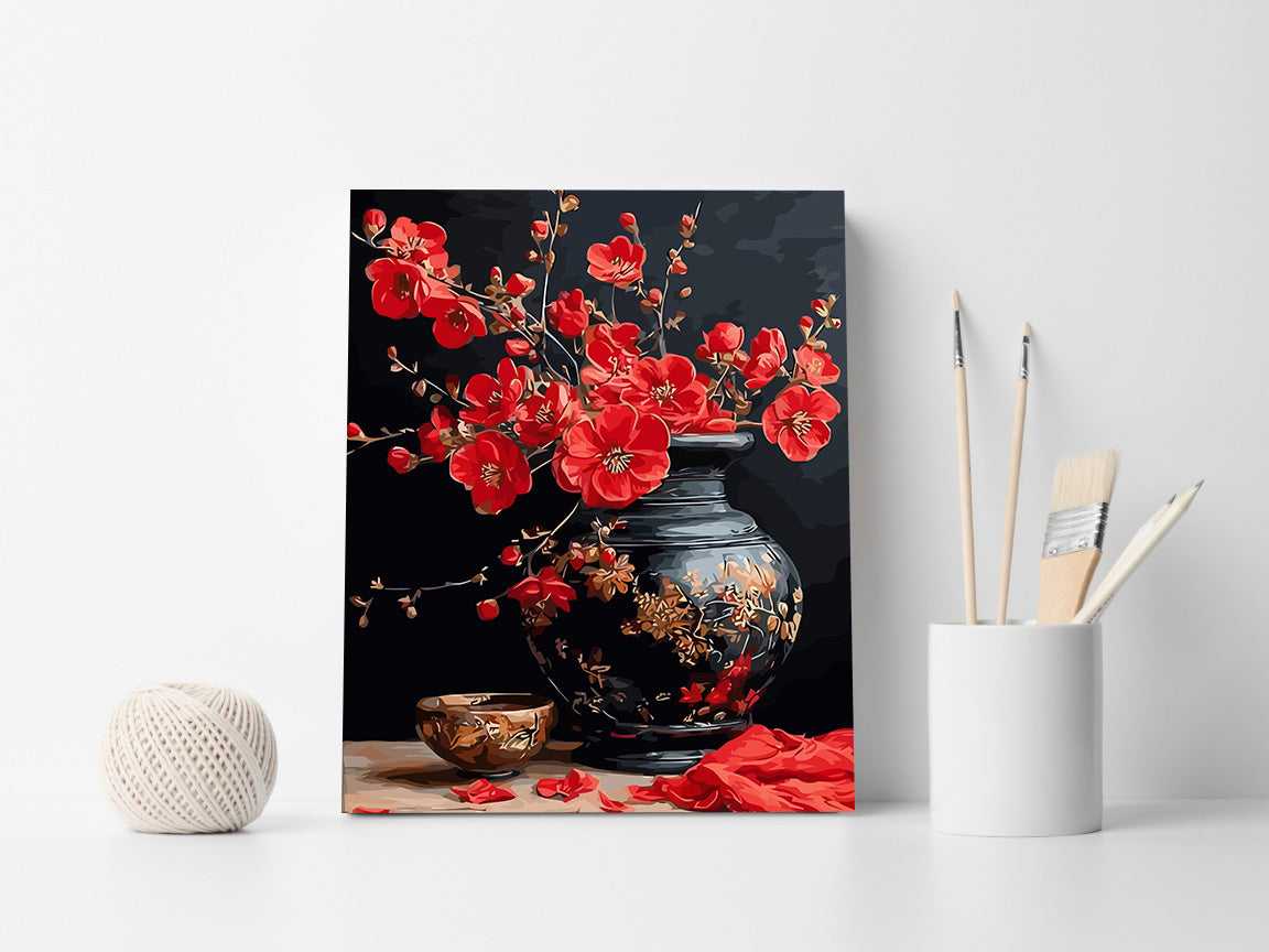 Pictura pe Numere Gutui Japonez 6506