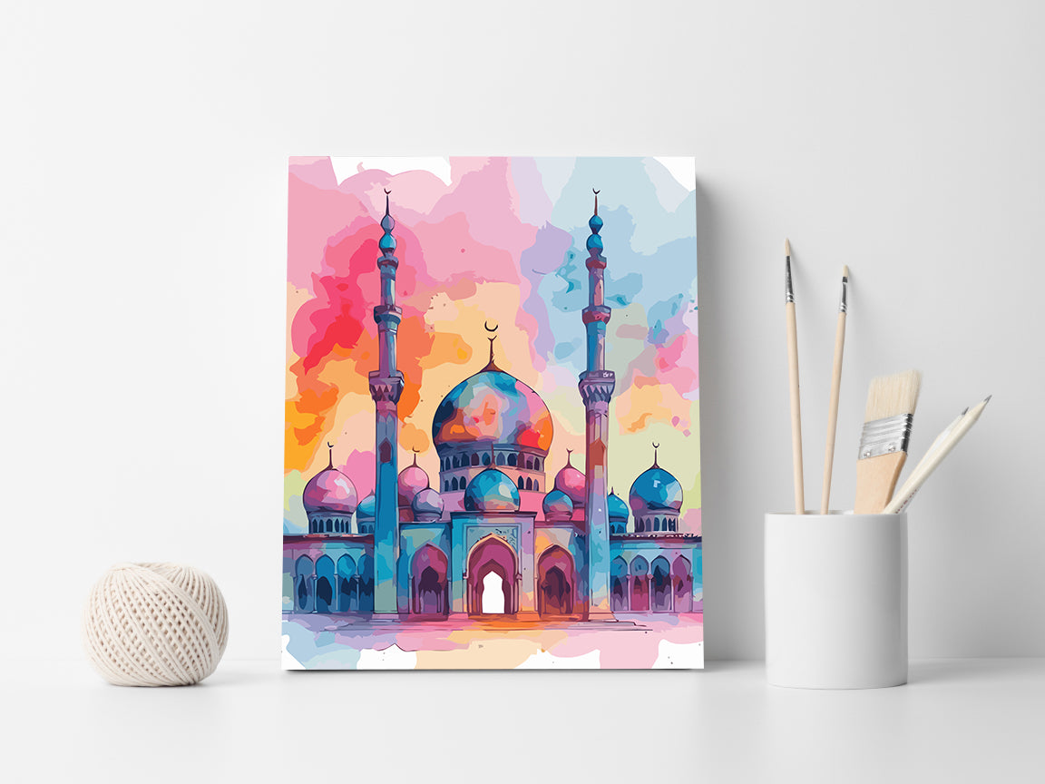 Pictura pe Numere – Moschee La Apus 6336