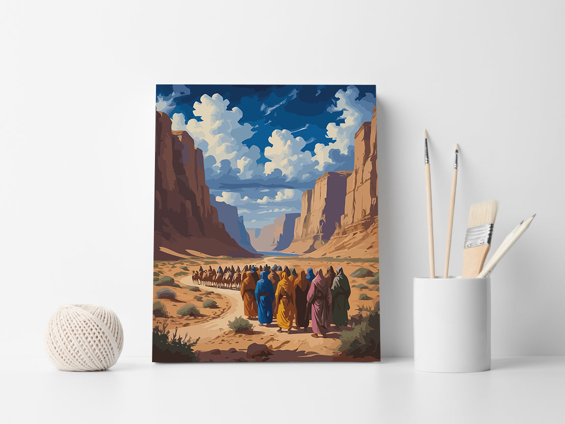 Pictura pe Numere – Caravana Prin Desert 6347