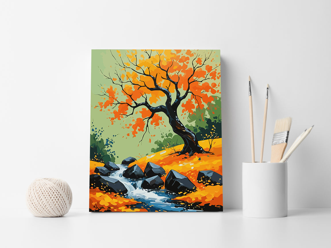Pictura pe Numere – Peisaj de Toamna 6111