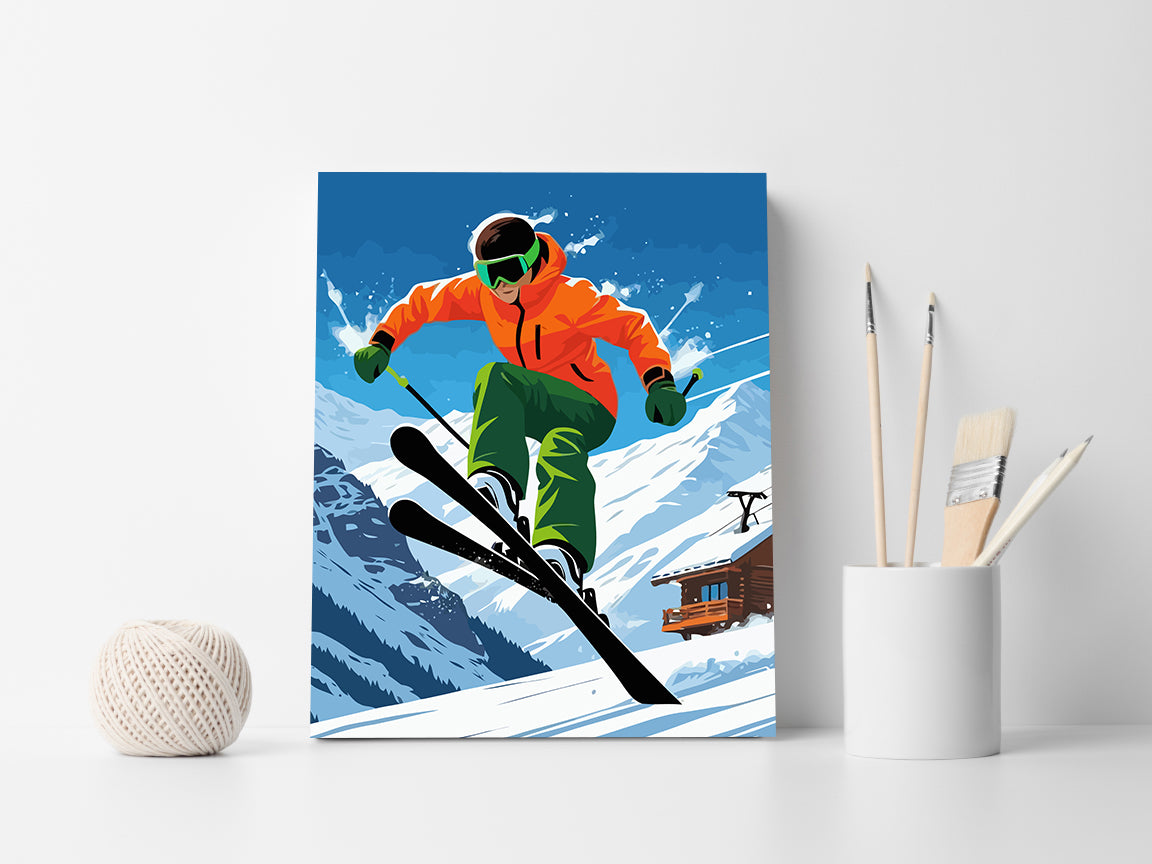 Pictura pe Numere – Sport De Iarna 6219
