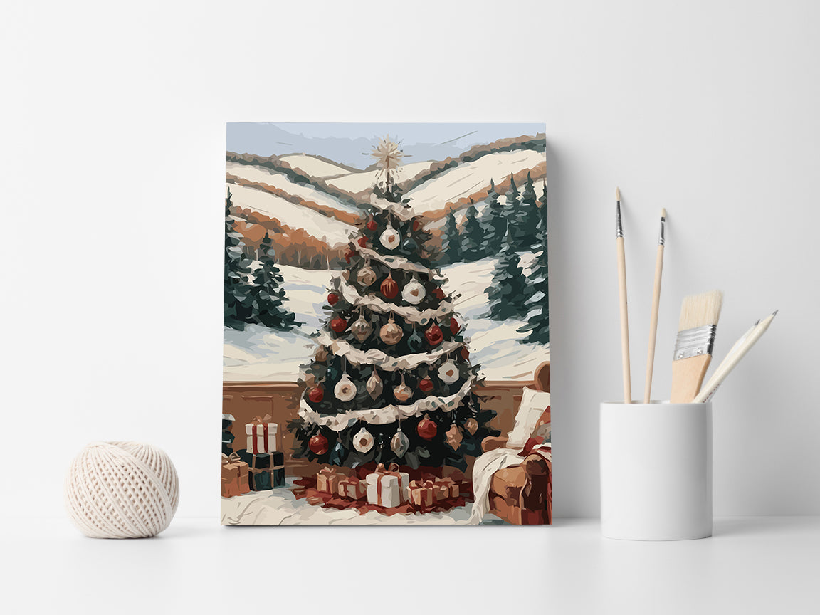 Pictura pe Numere – Brad De Craciun 6229