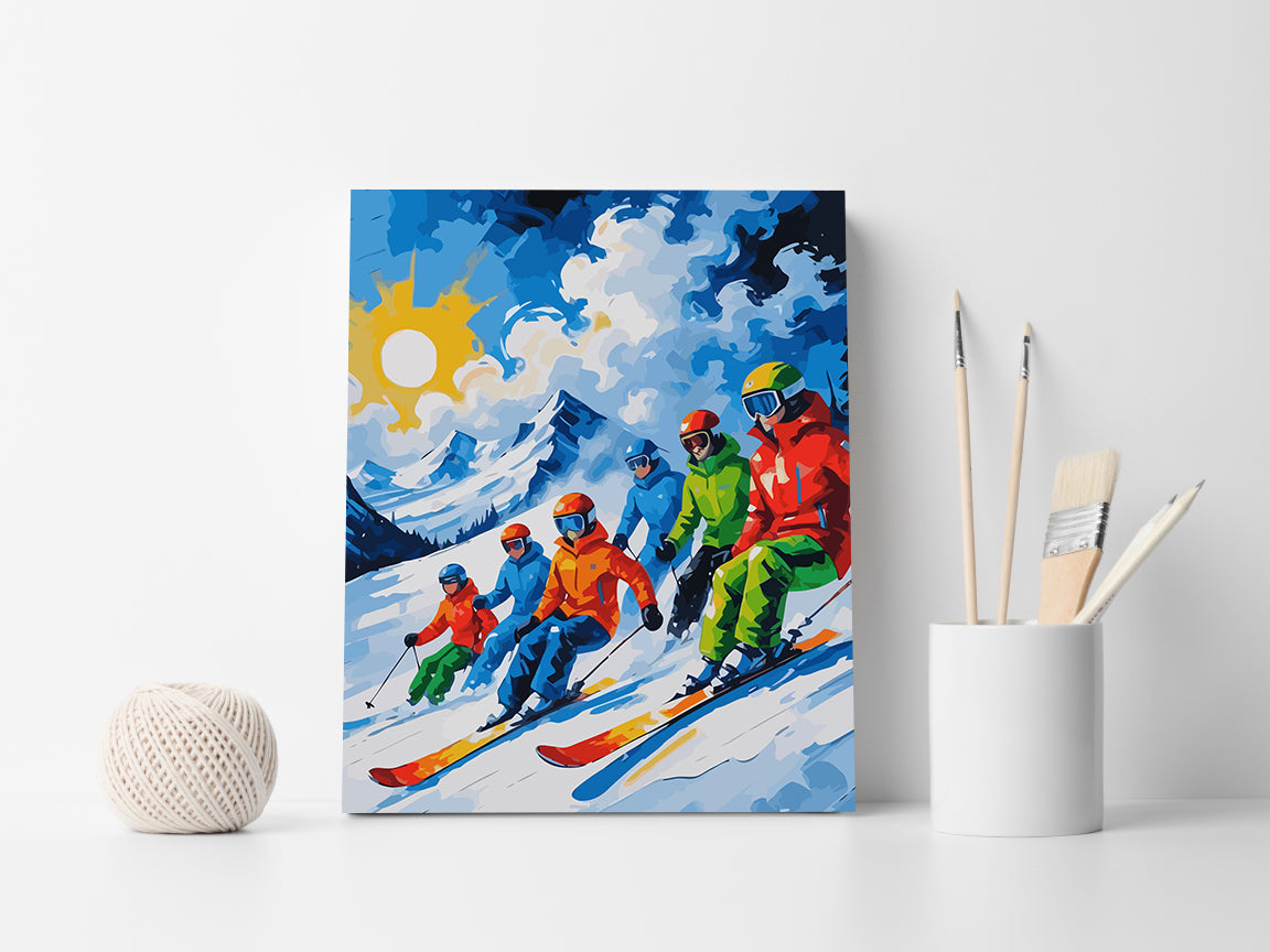 Pictura pe Numere – Sport De Iarna 6233