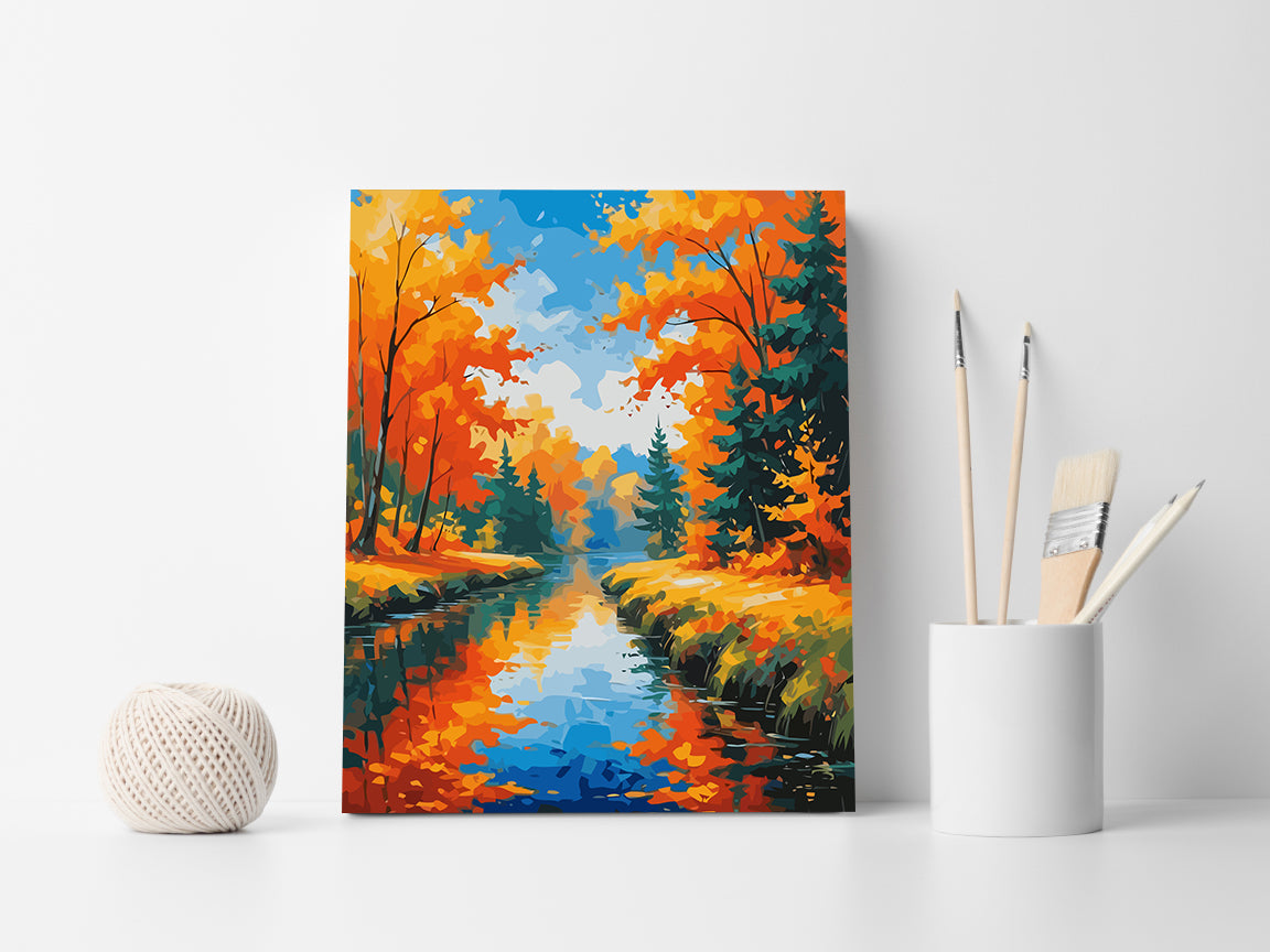 Pictura pe Numere – Peisaj de Toamna 6066