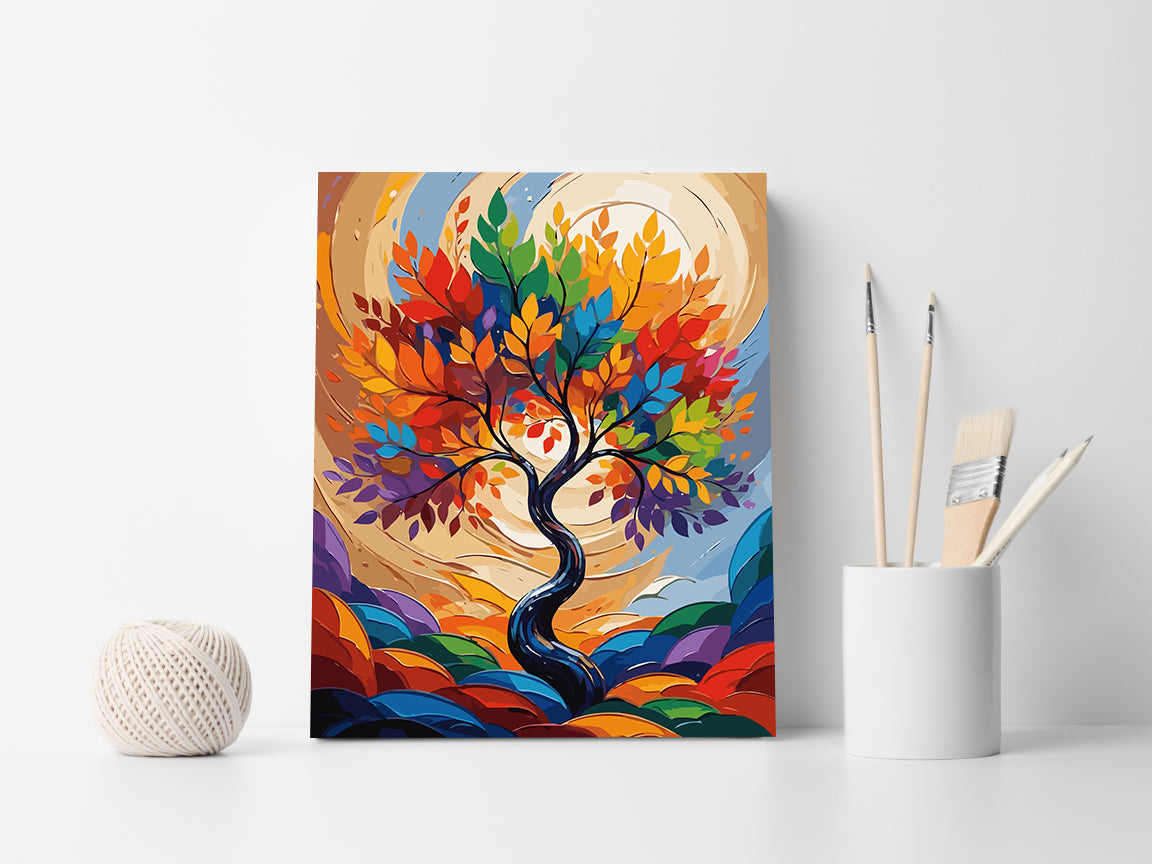 Pictura pe Numere – Copac de Toamna 6079