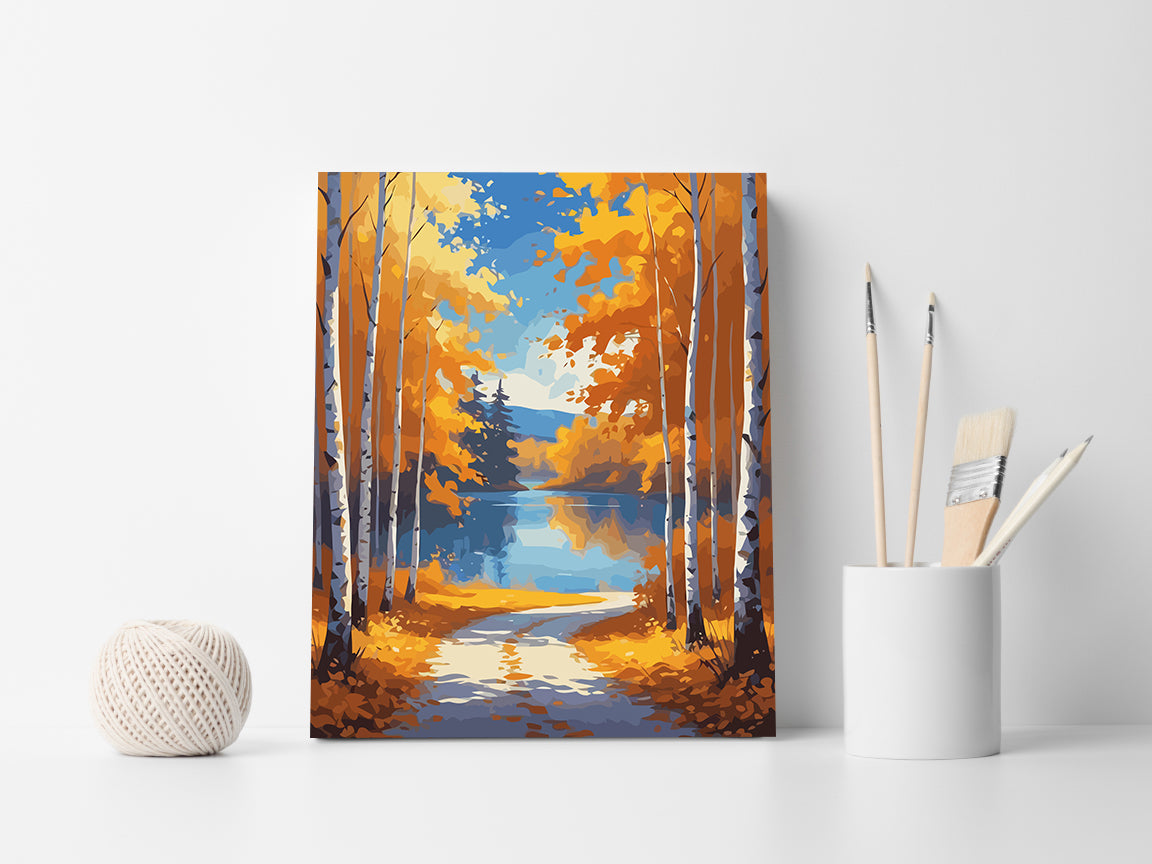 Pictura pe Numere – Peisaj de Toamna 6114
