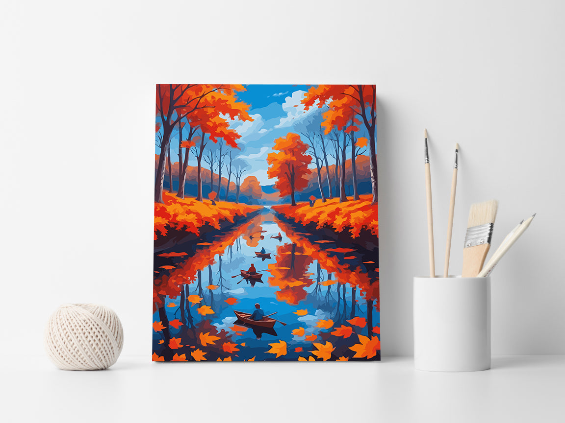 Pictura pe Numere – Peisaj de Toamna 6116