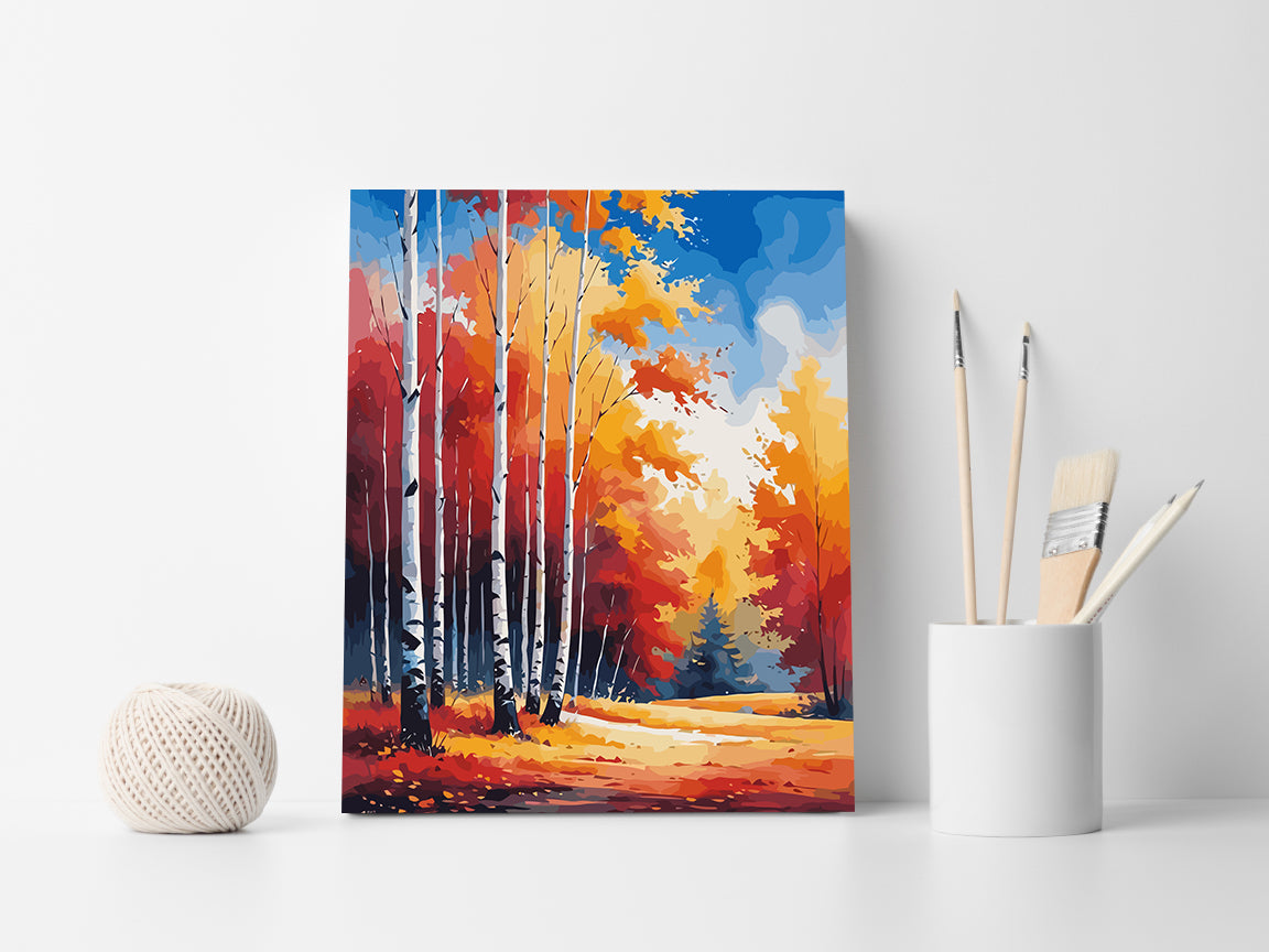 Pictura pe Numere – Peisaj de Toamna 6107