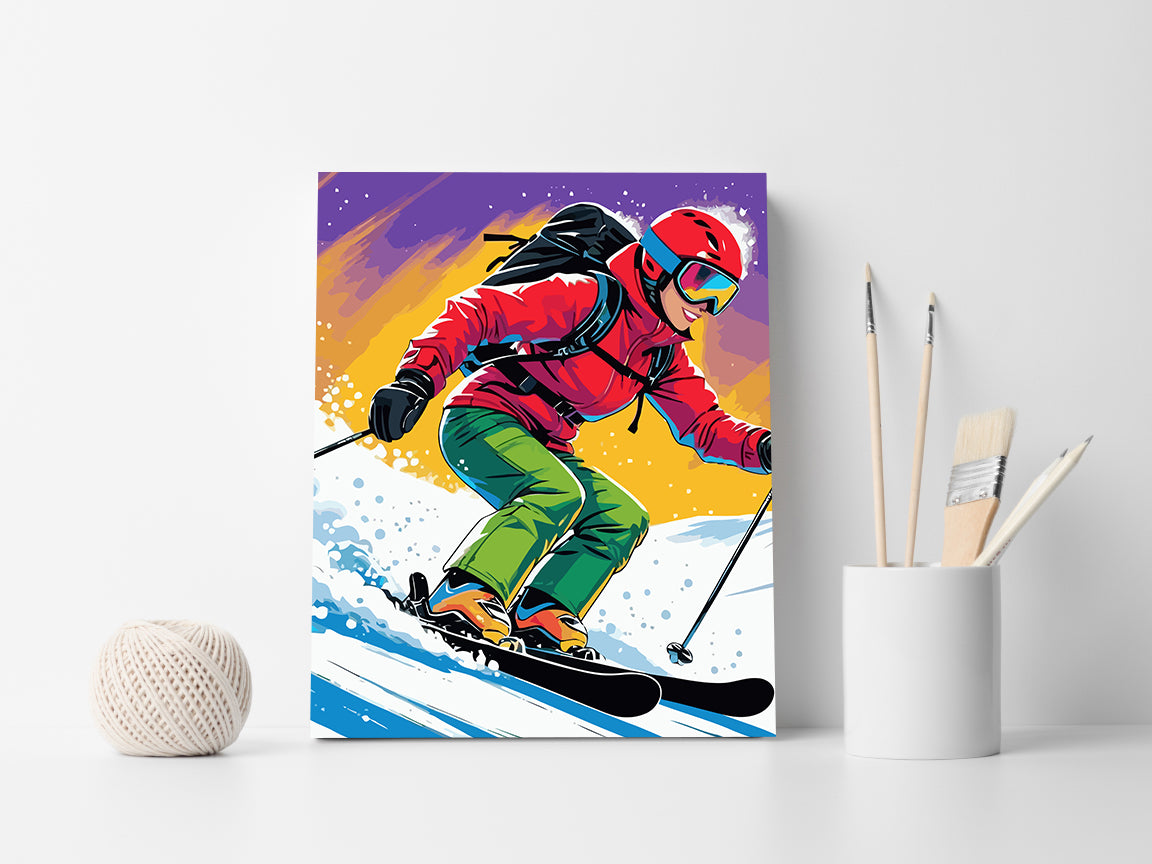 Pictura pe Numere – Sport De Iarna 6135