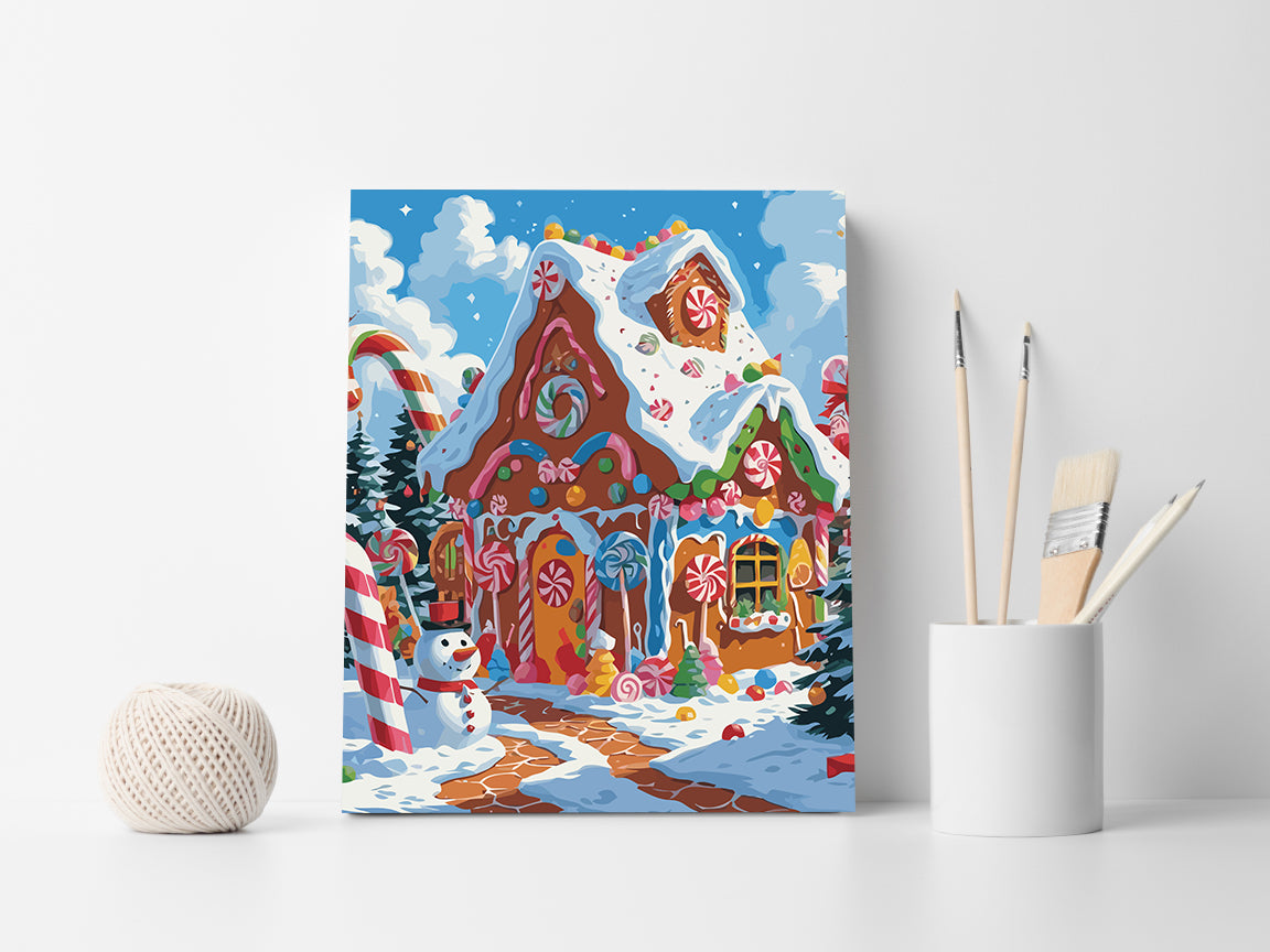 Pictura pe Numere – Casa Din Turta Dulce 6163