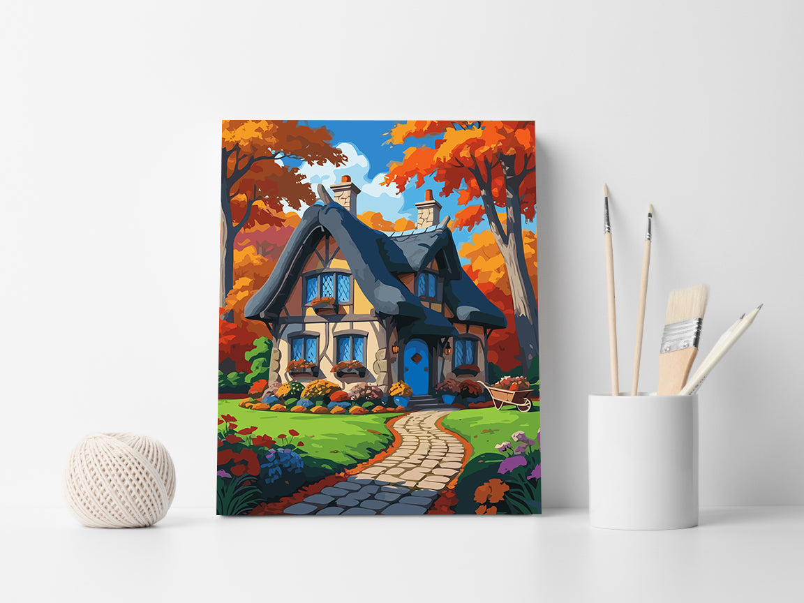 Pictura pe Numere – Casuta in Padure 6110